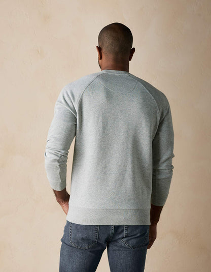 Jackie Premium Fleece Pocket Crew in Grey