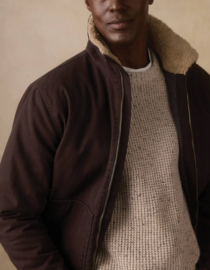 Everyday Canvas Chore Coat in Umber