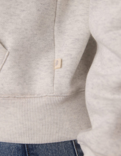 Normal Fleece Fullzip Hoodie in Stone