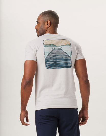 Dockside T-Shirt in Sand