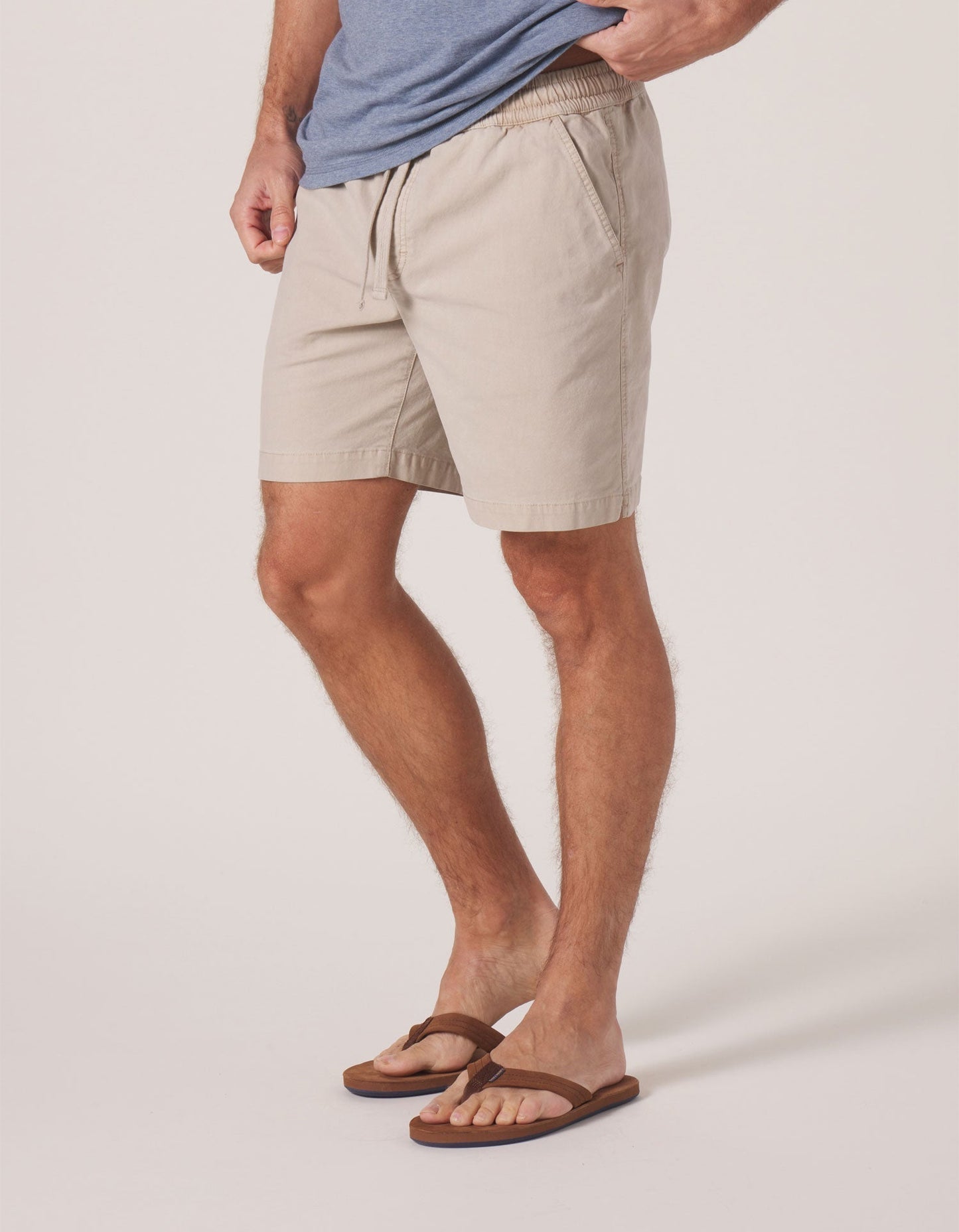 James Canvas Short in Sand Dune