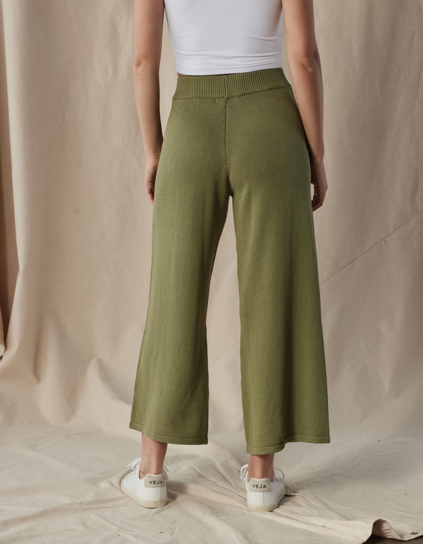 Wanderlust Knit Pant in Pine Needle