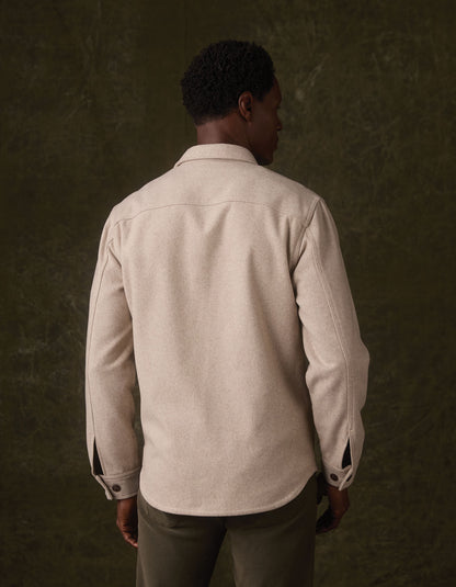 Brightside Flannel Lined Workwear Jacket in Oat