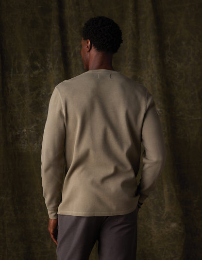 Vintage Thermal Crew in Moss