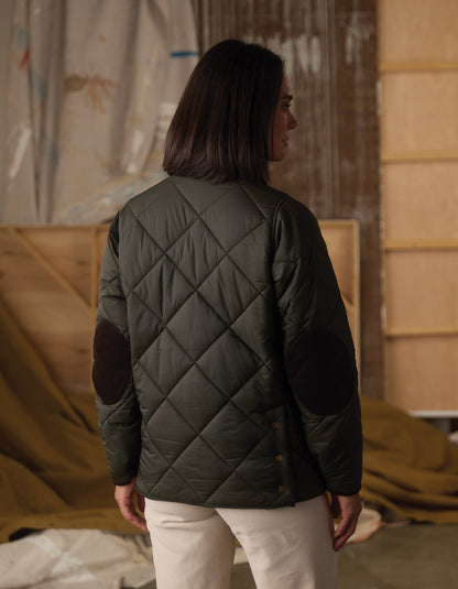 Quilted Liner Jacket in Alpine/Chestnut