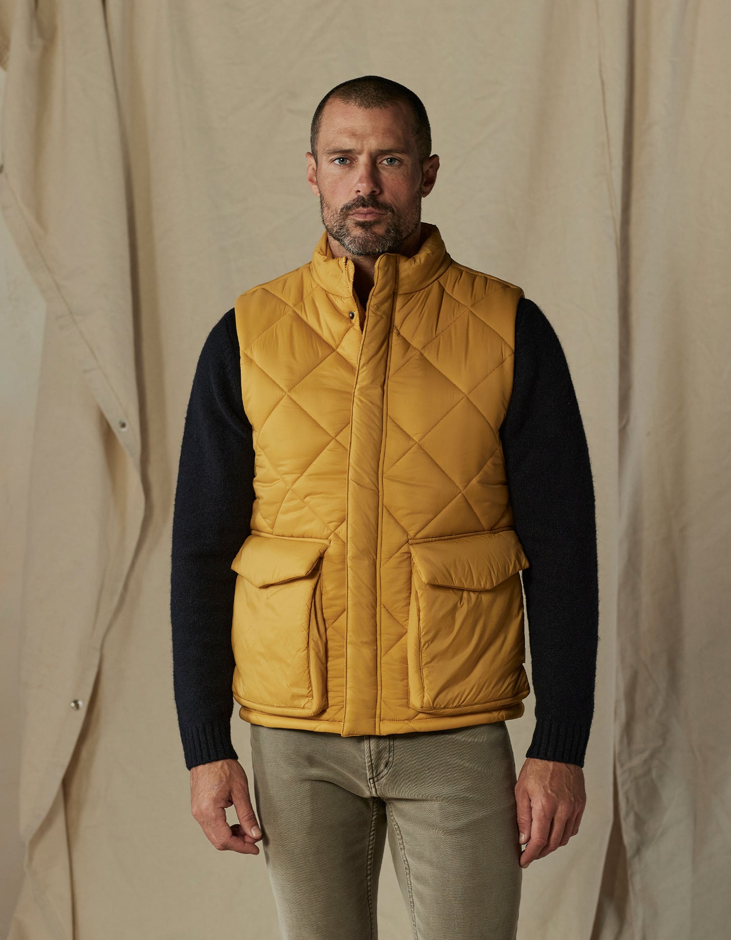 Parker Vest in Goldenrod