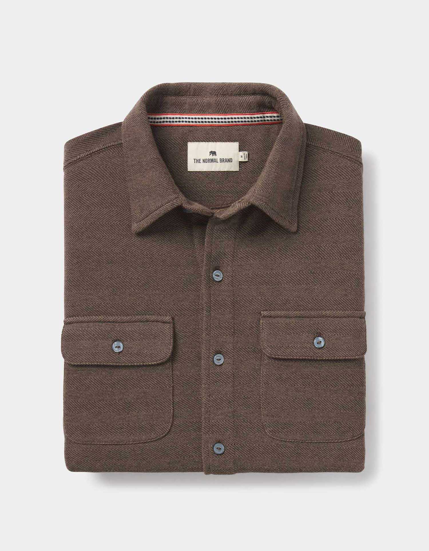 Textured Knit Shirt in Java – The Normal Brand