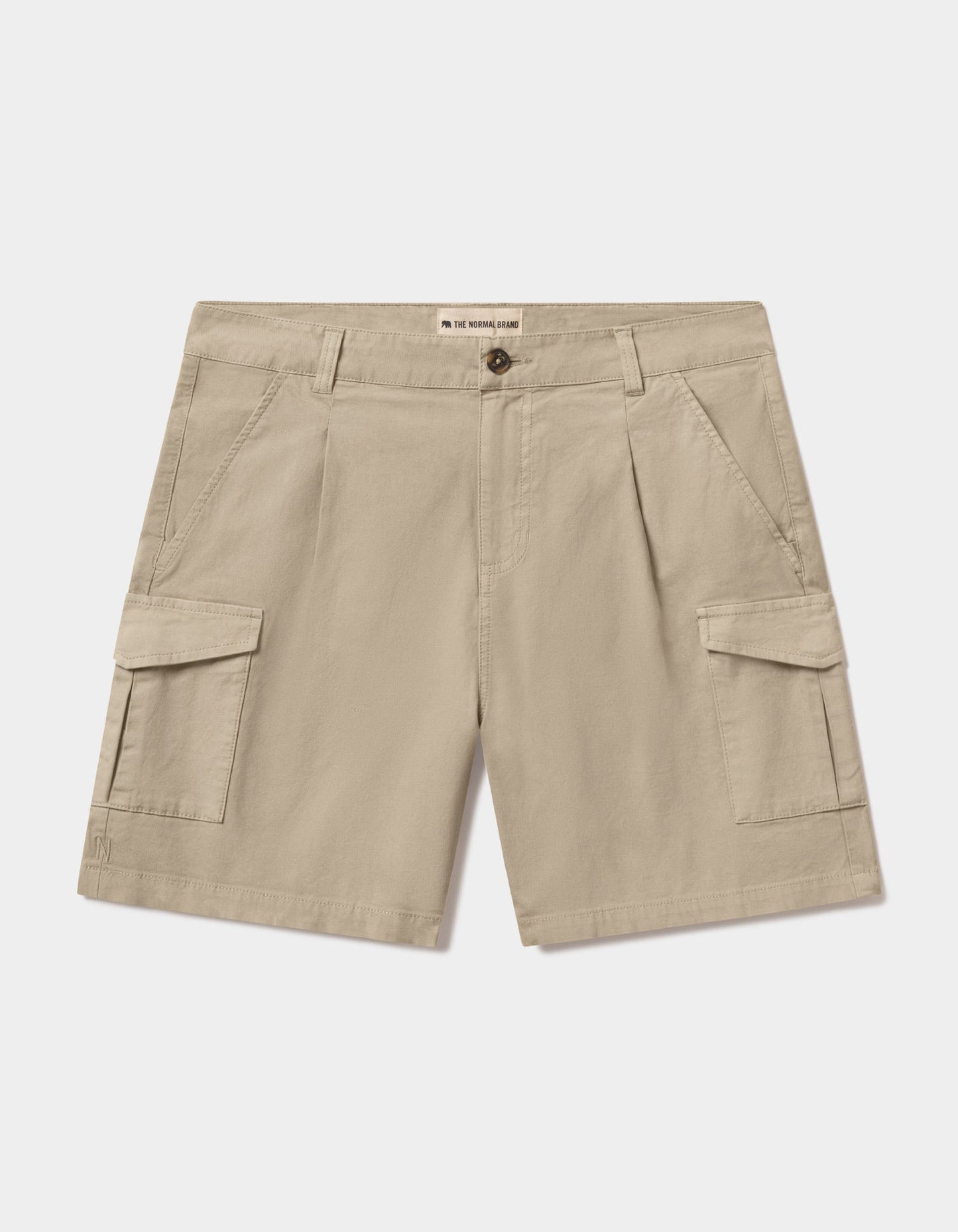 James Canvas Cargo Short in Sand Dune – The Normal Brand
