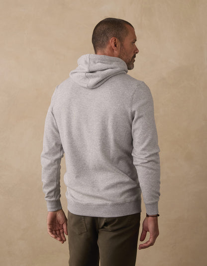 Fleece Puremeso Hoodie in Heather Grey