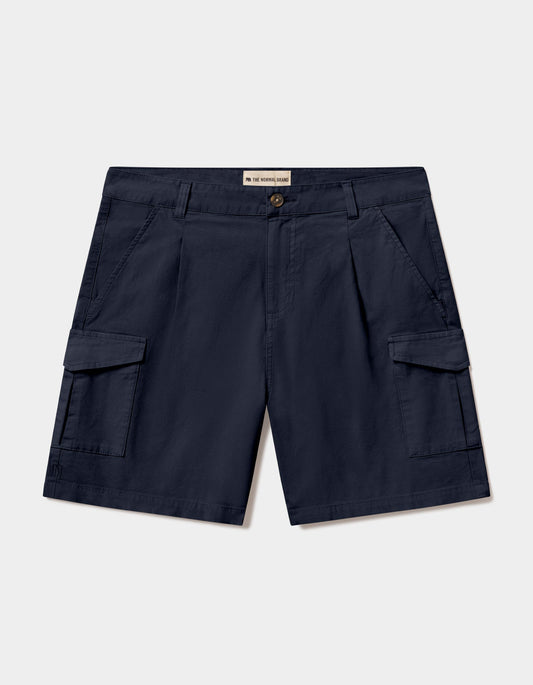 James Canvas Cargo Short in Navy