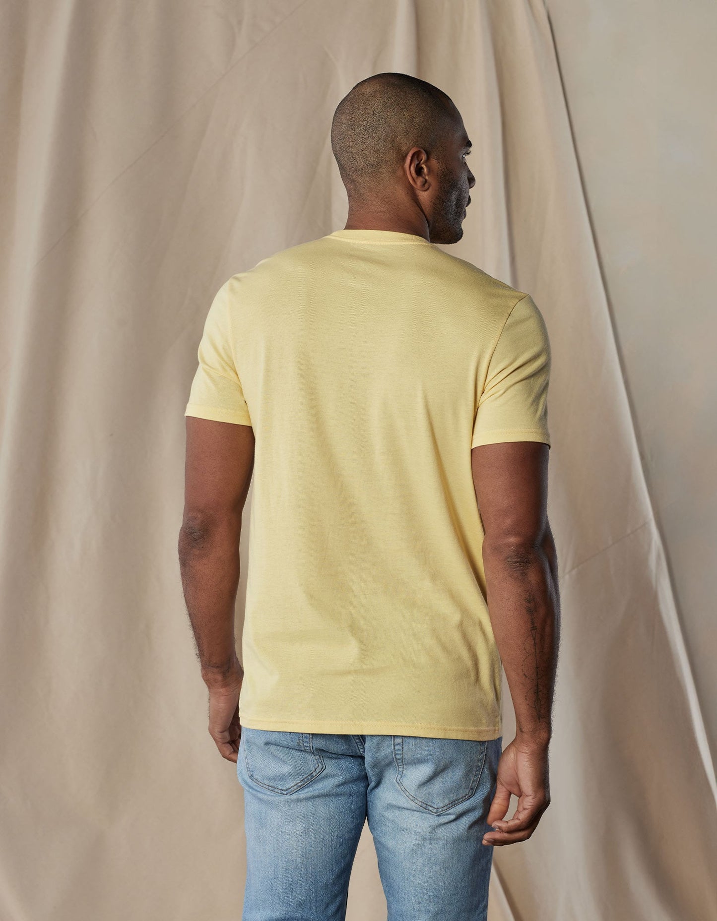 Radnor Road Tee in Lemon