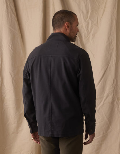 Comfort Terry Chore Coat in Navy