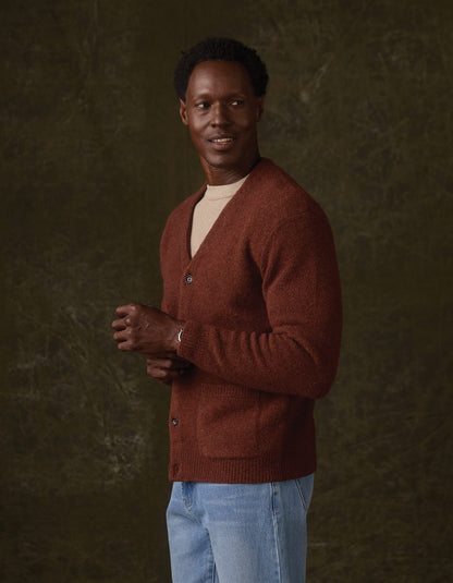 Homebound Cardigan in Spiced Brandy