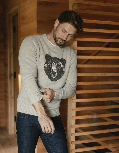 Normal Bear Sweater in Oatmeal