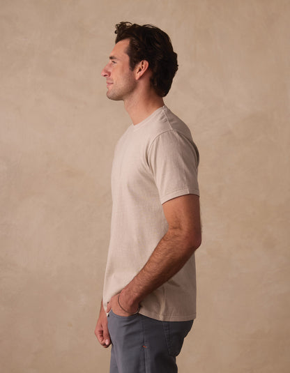 Normal Jersey Tee in Pumice