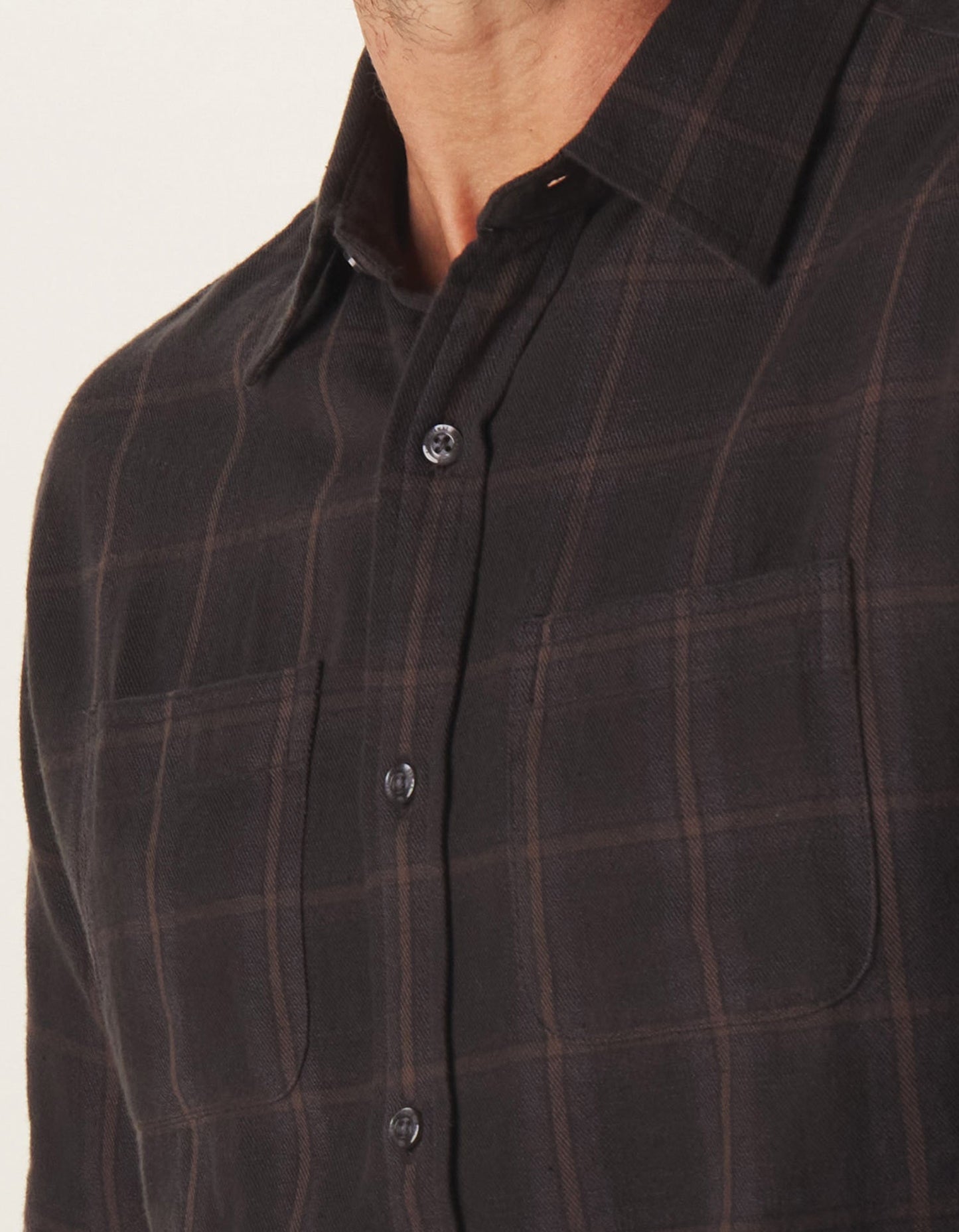 Jackson Button Up Shirt in Shadow Check