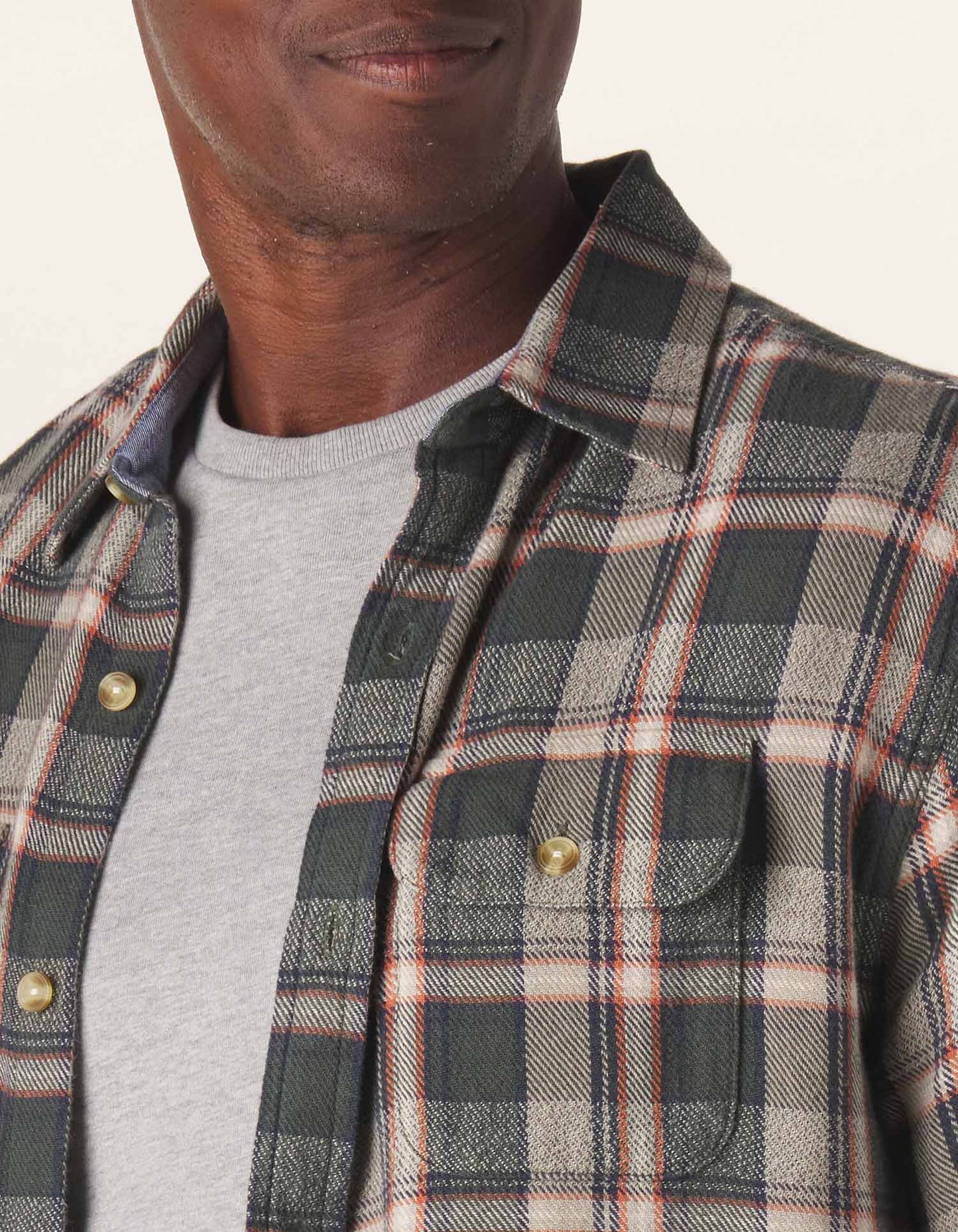 Mountain Overshirt in Auburn Plaid