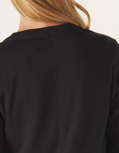 Women's Puremeso Henley in Black