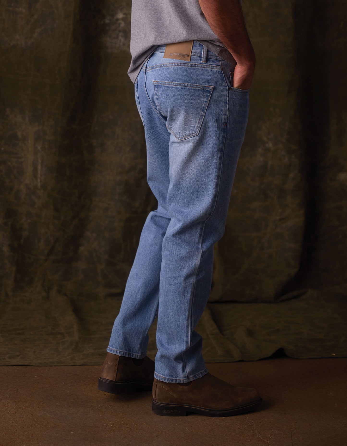 Normal Straight Jean in Vintage Light Wash