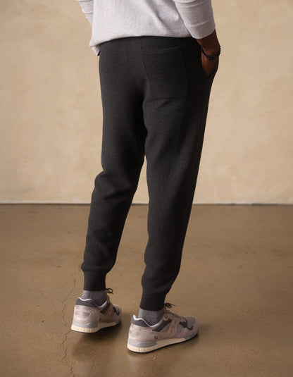 COOLMAX® Textured Jogger in Dark Charcoal