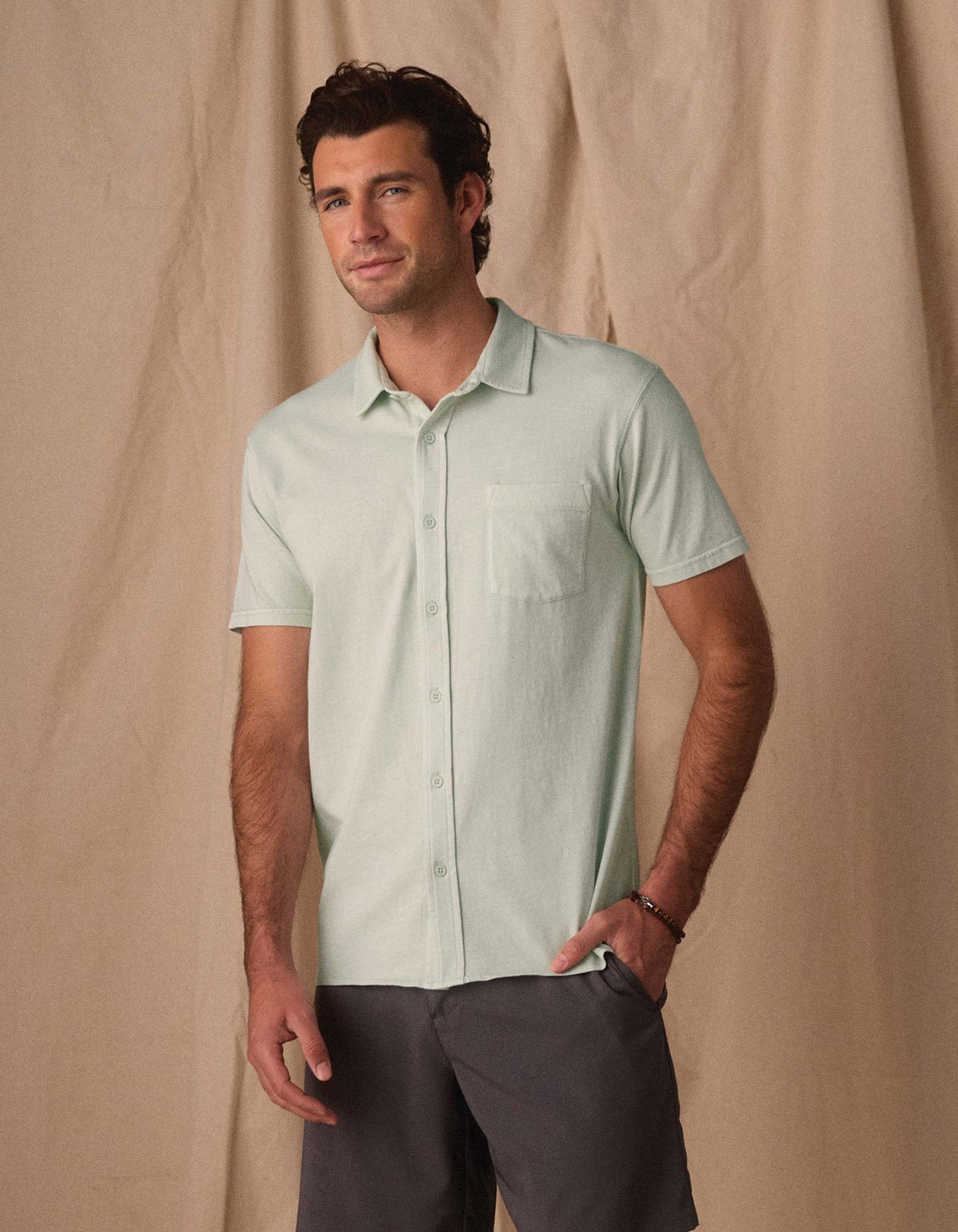 Normal Jersey Button Up