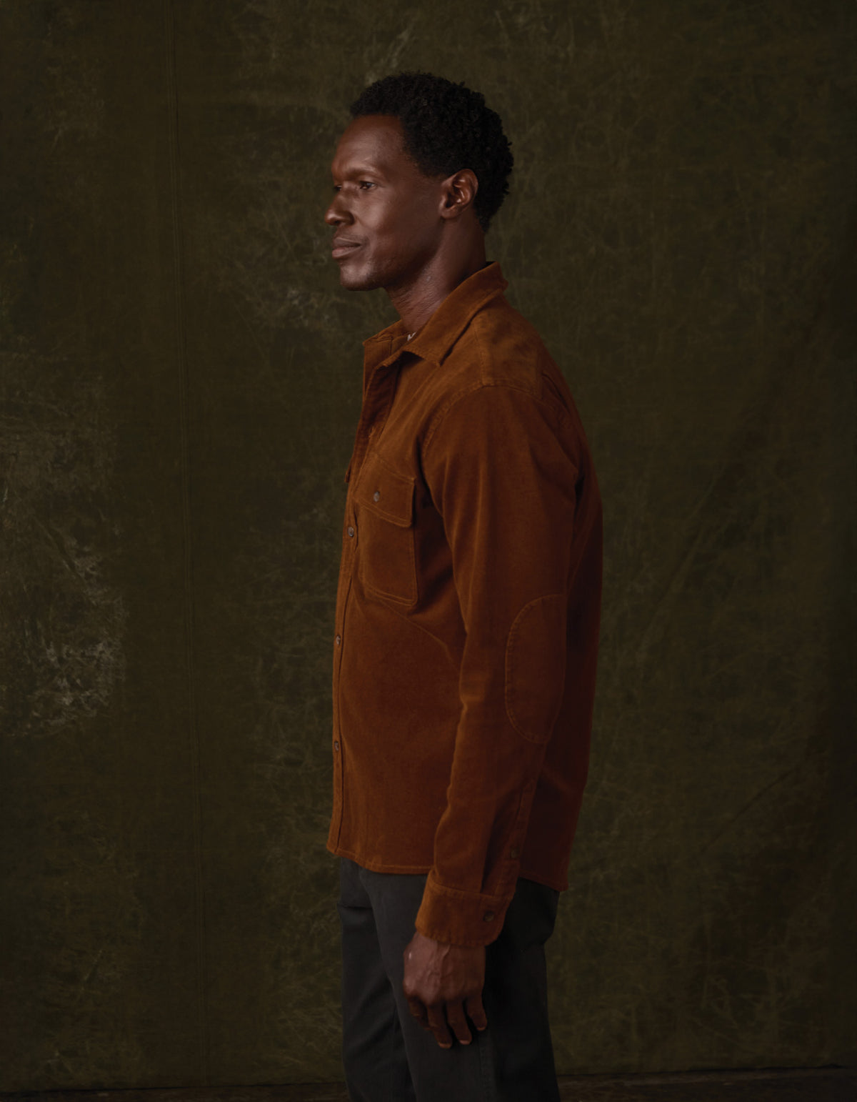Micro Comfort Cord Overshirt in Goldrush