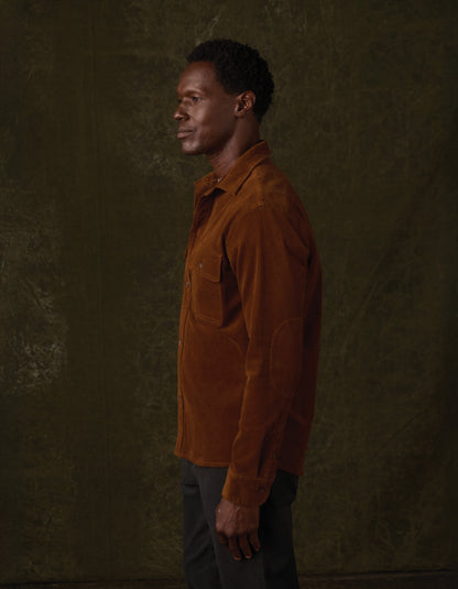 Micro Comfort Cord Overshirt in Goldrush