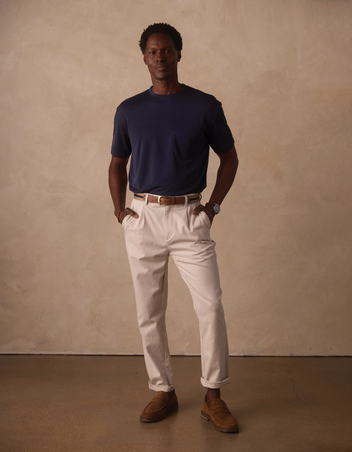 Laidback Tee in Navy