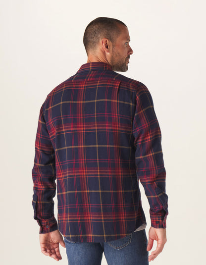 Mountain Overshirt in Cider Plaid