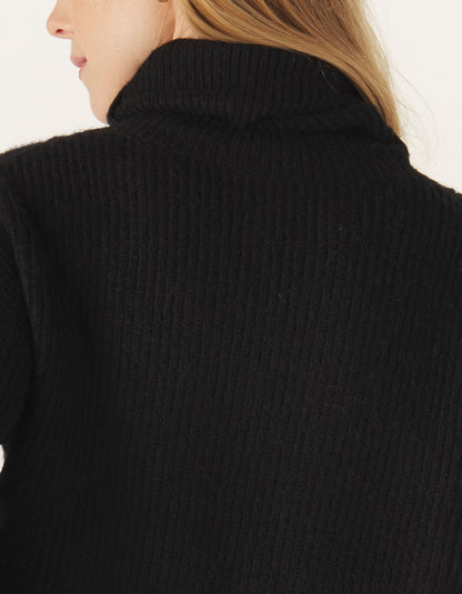 Monterosa Turtleneck Sweater in Black