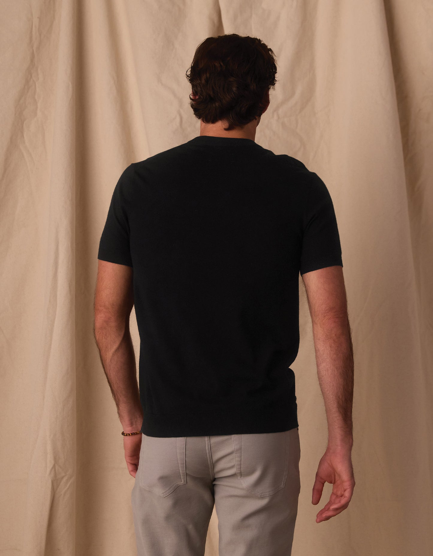 Taylor Sweater Tee in Black