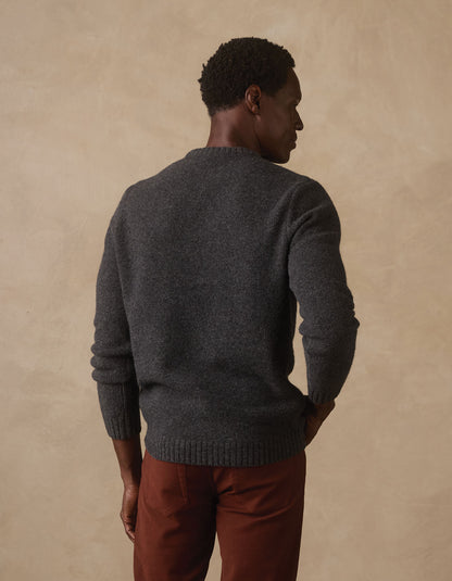 Homebound Crewneck Sweater in Charcoal
