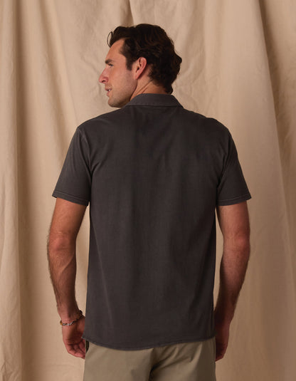 Normal Jersey Button Up in Shadow