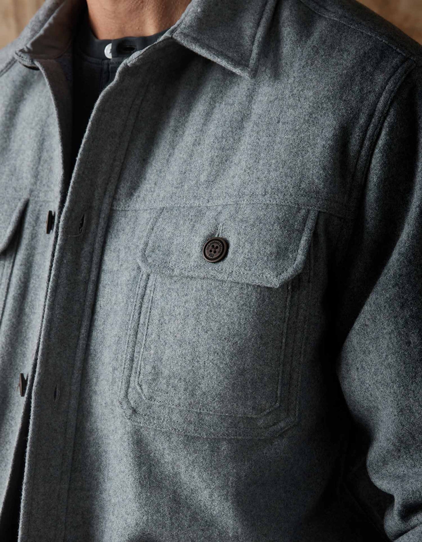 Brightside Flannel Lined Workwear Jacket in Ash