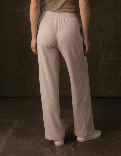 Fleece Puremeso Wide Leg Pant in Fawn