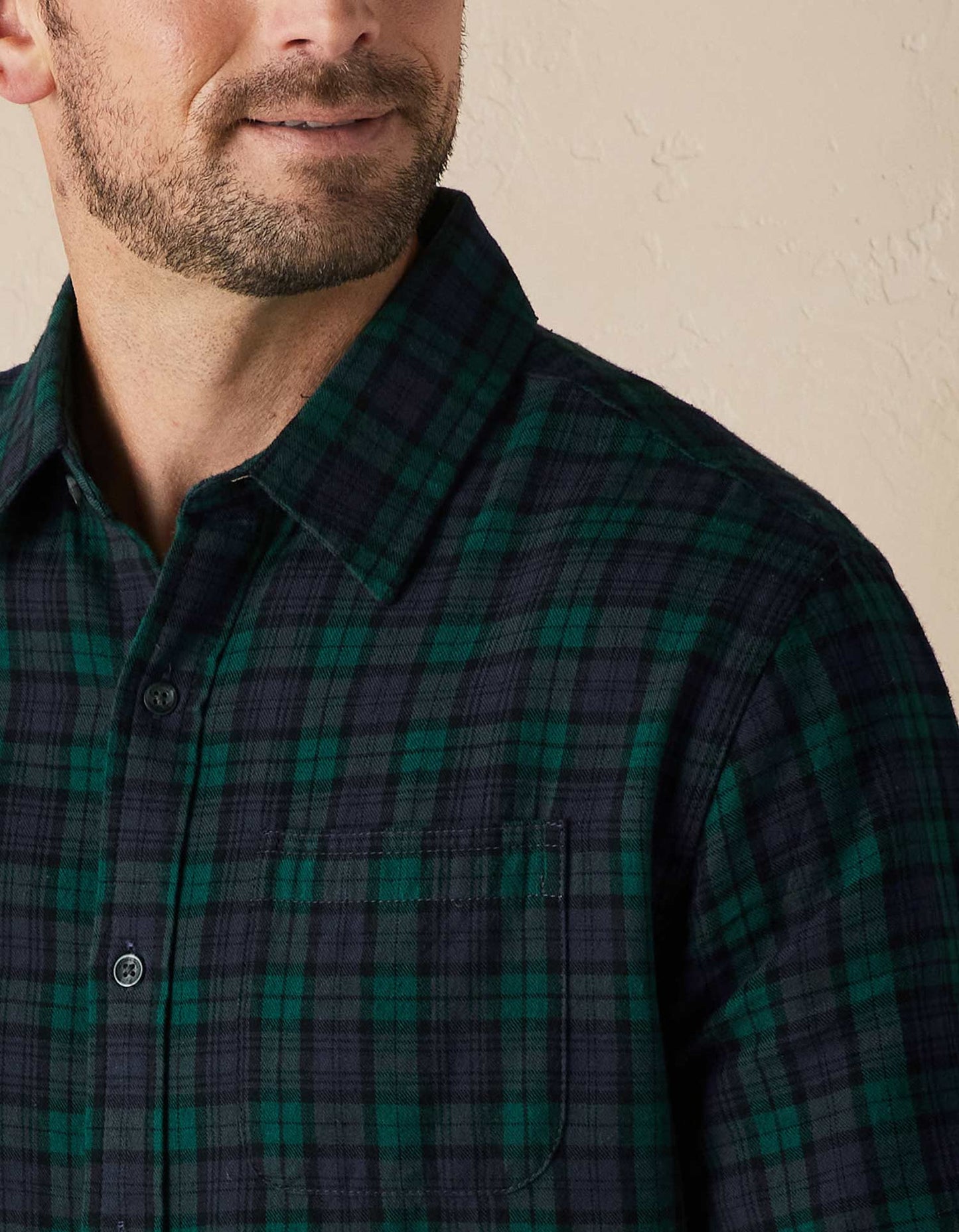 Nikko Button Up Shirt in Alpine Plaid