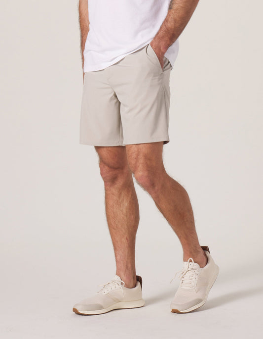 Hybrid Shorts in Sand Dune On Model from Side