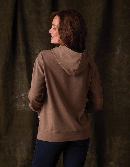 Women's Puremeso Everyday Hoodie in Taupe