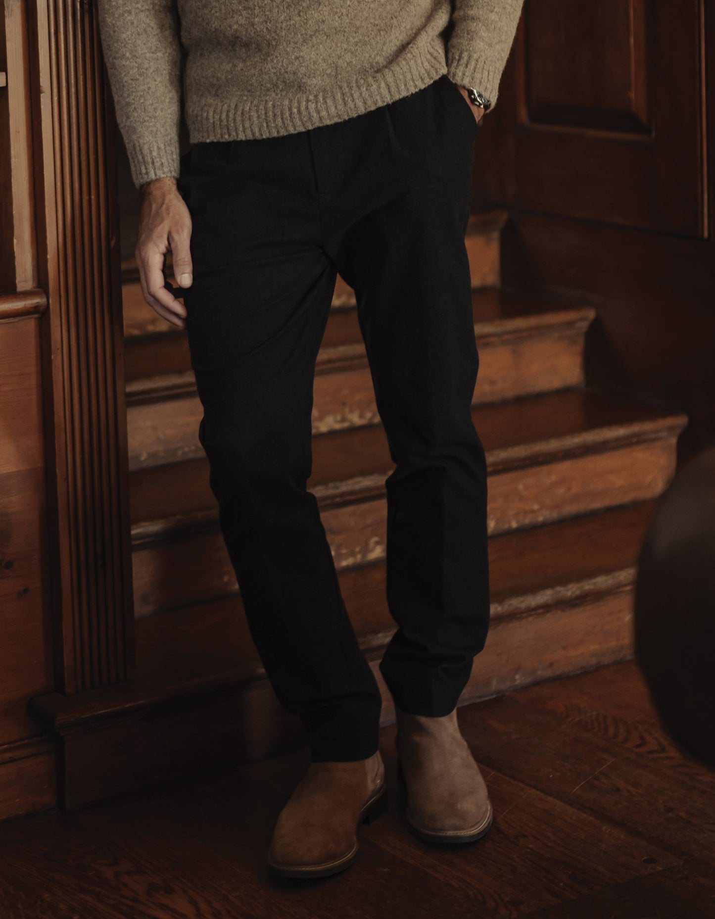 Normal Trouser in Charcoal