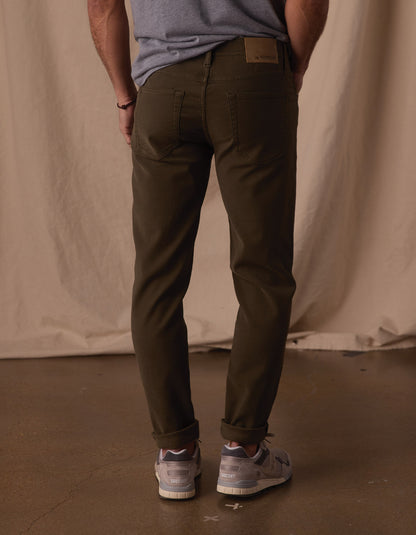 Comfort Terry Pant in Olive