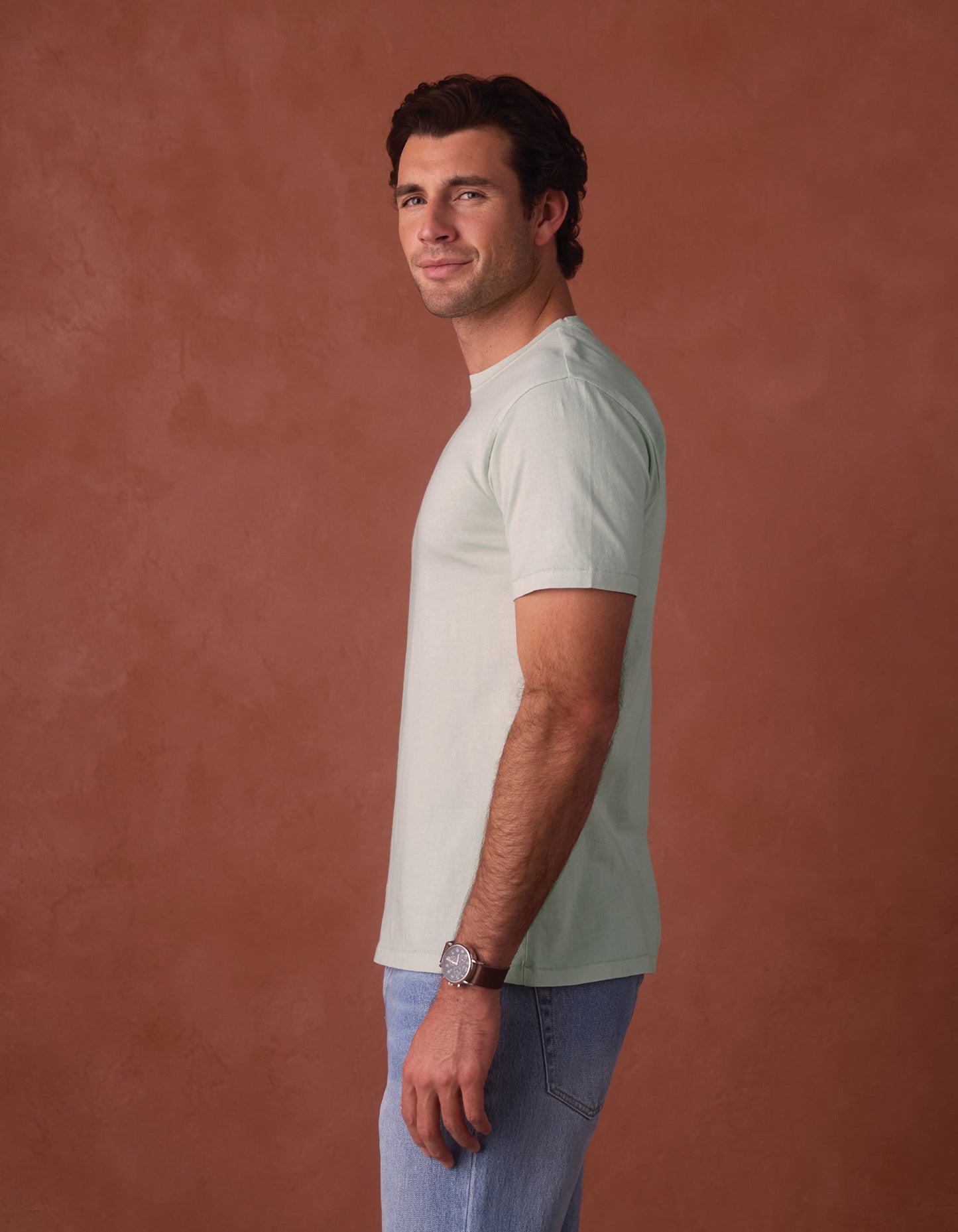 Normal Jersey Tee in Sea Glass