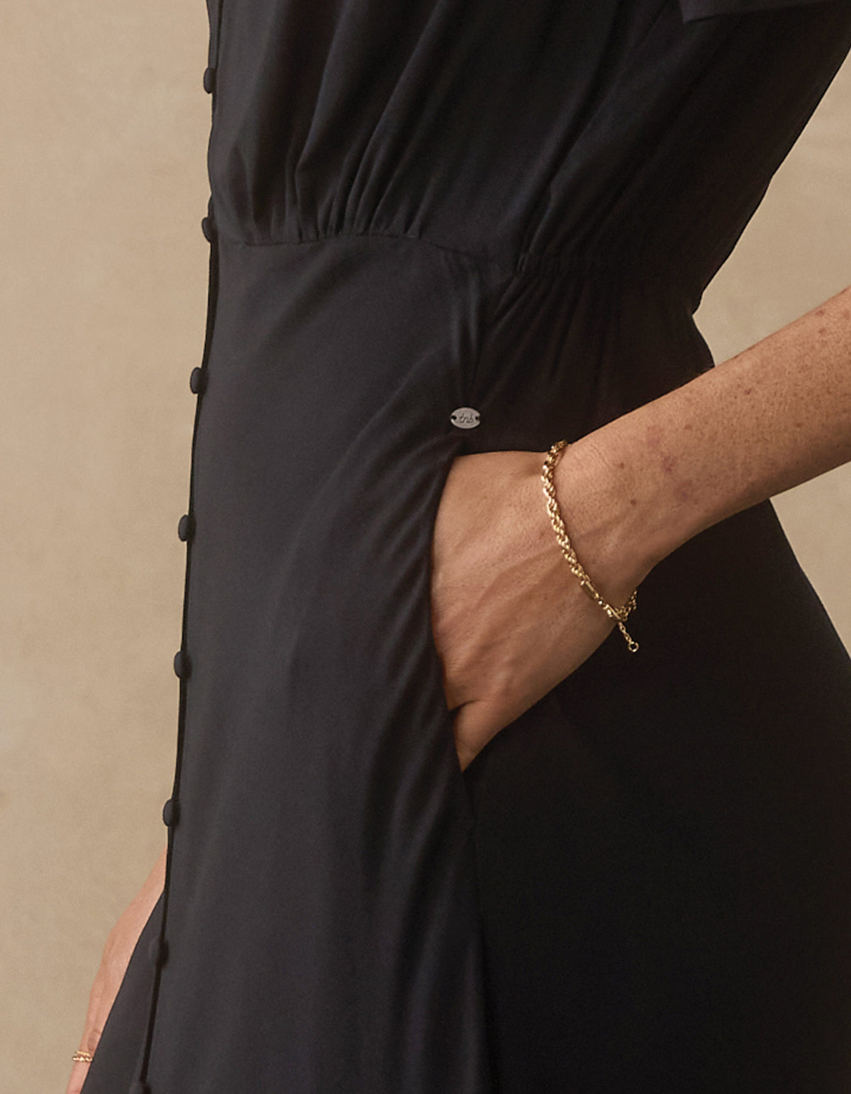 Sawyer Maxi Dress  in Black