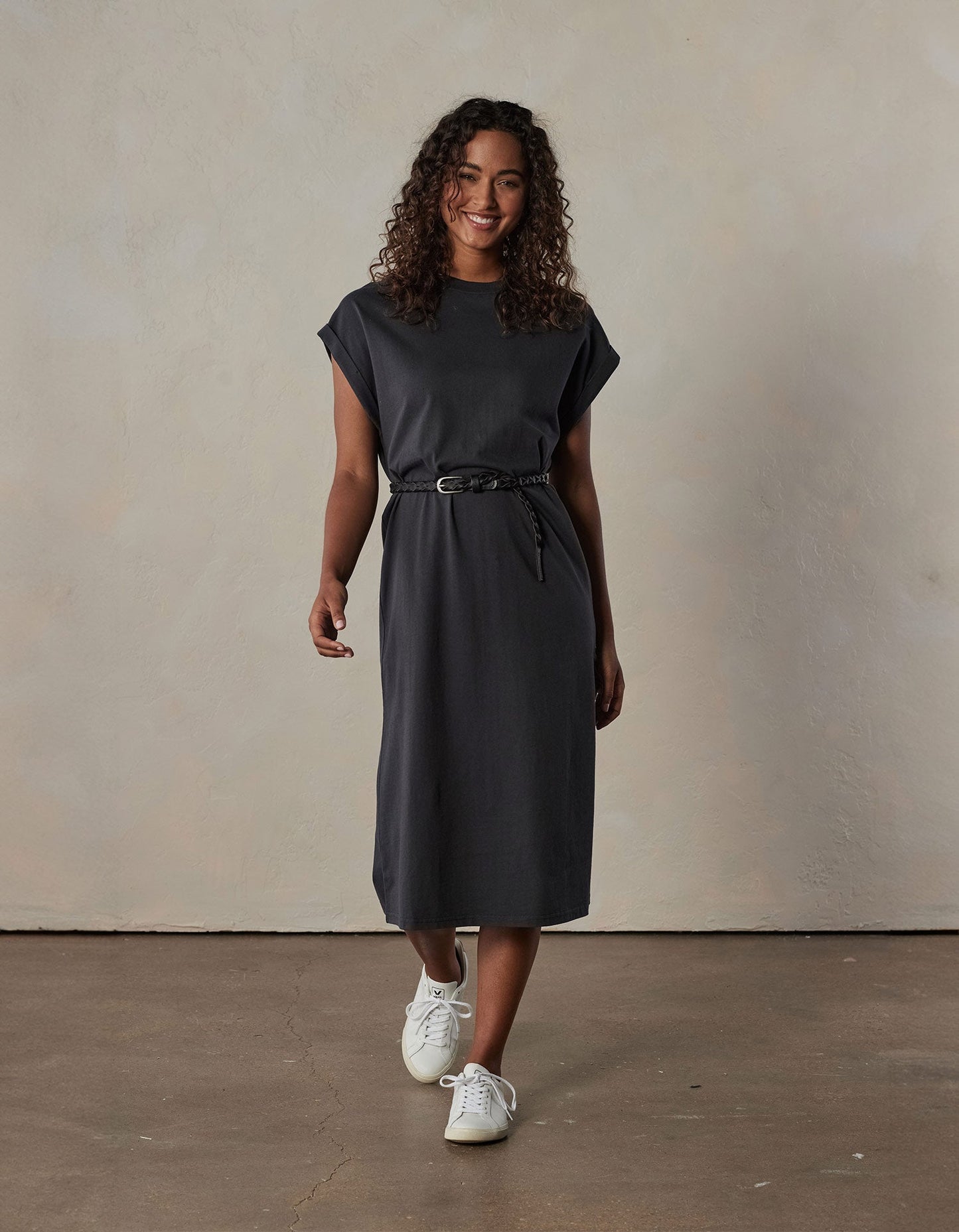 Lennox Jersey Midi T-Shirt Dress