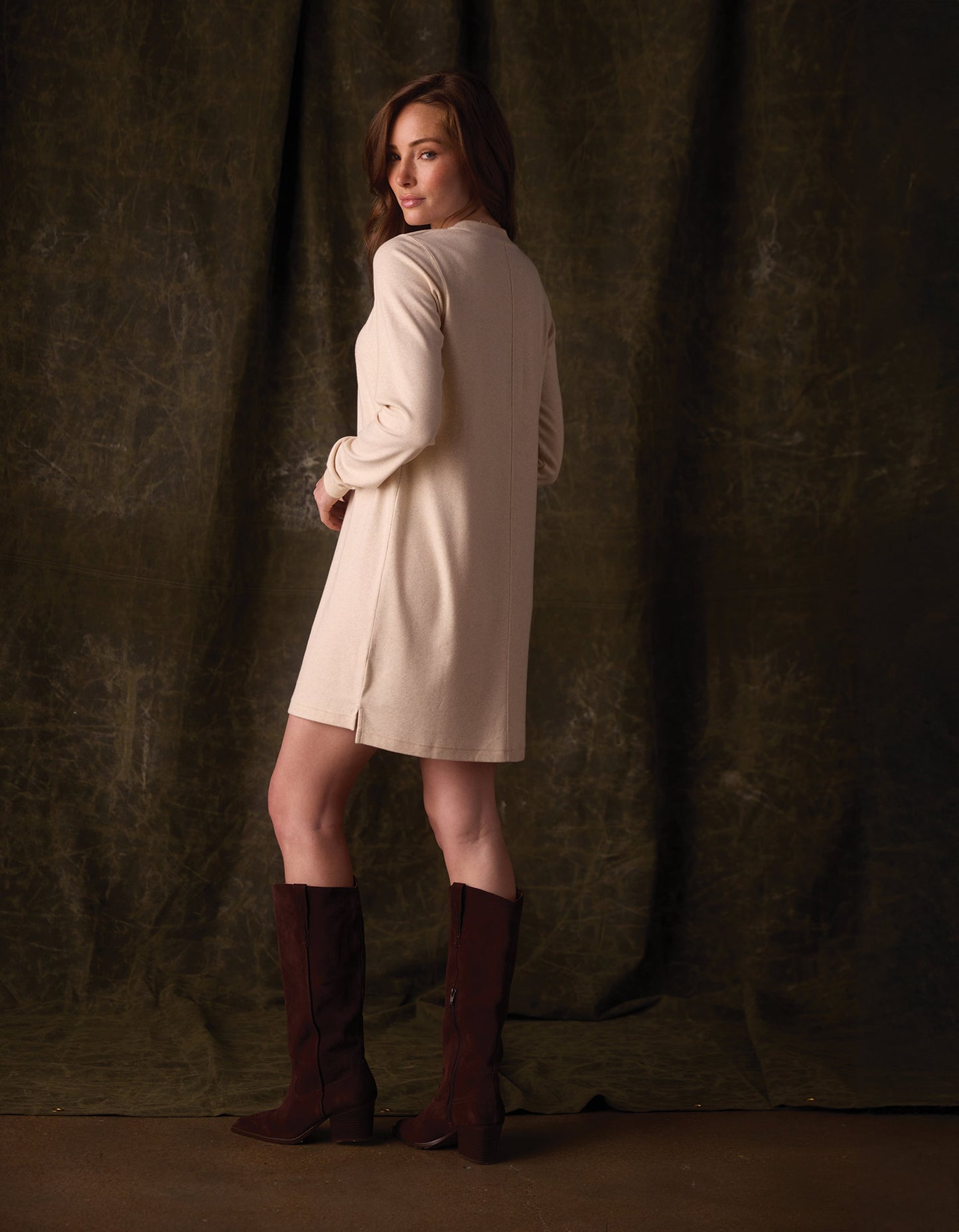 Puremeso Everyday Dress in Fossil