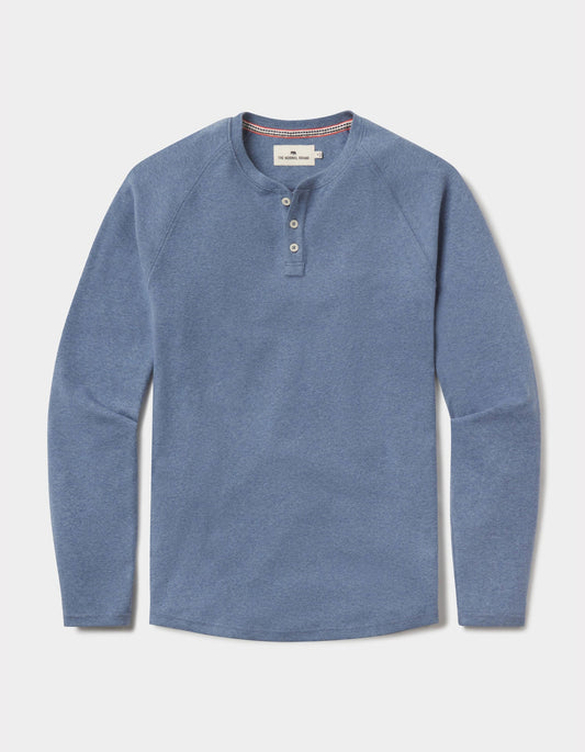 Puremeso Everyday Henley in Slate Blue