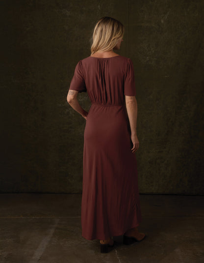 Sawyer Maxi Dress  in Cocoa