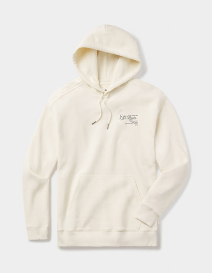 Normal Fleece Graphic Hoodie in Ivory