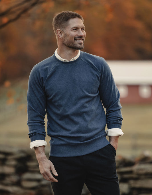 Puremeso Everyday Crew in Indigo Blue