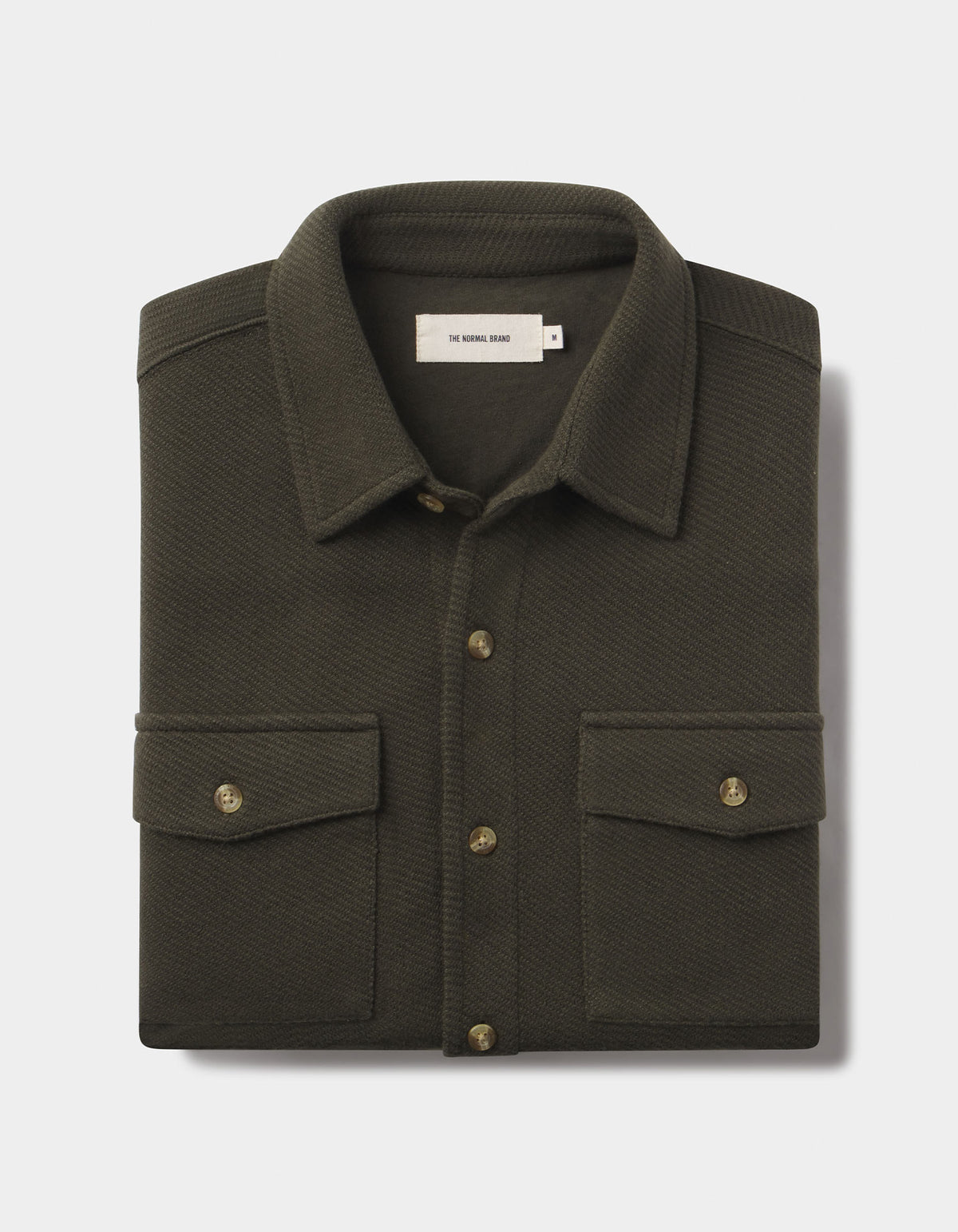 Looped Terry Button Up in Alpine – The Normal Brand