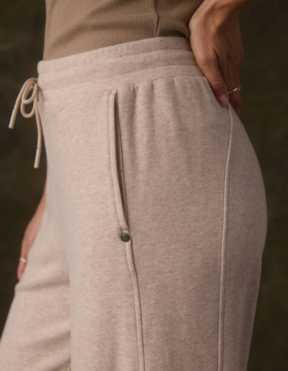 Fleece Puremeso Wide Leg Pant in Fawn